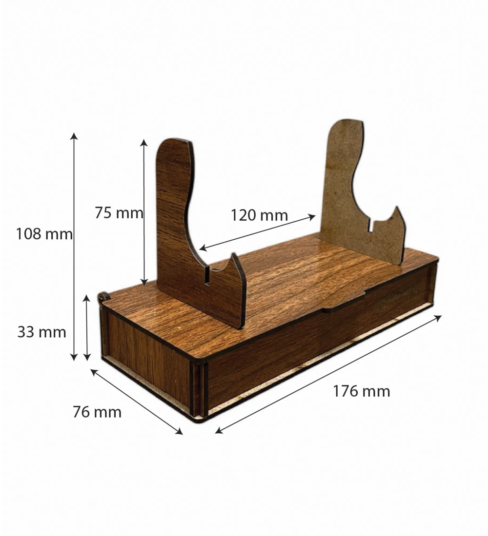 Bıçak Standlı Kutu 176x76x108mm T77