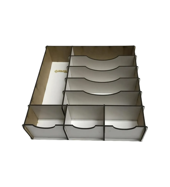 Çekmece içi Ahşap Para Düzenleyici 25*25*6cm T75