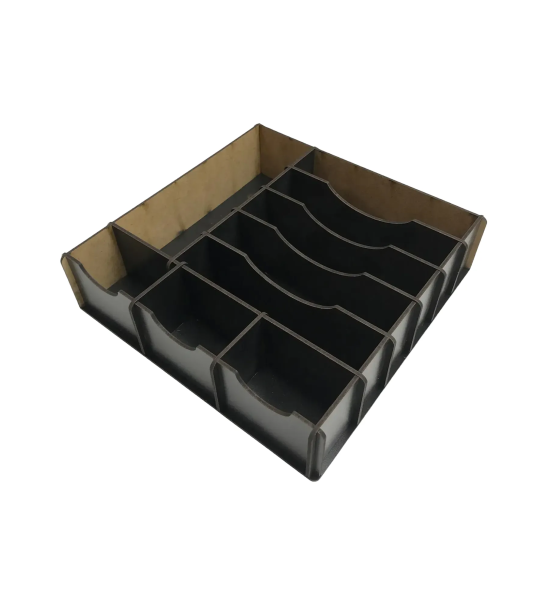 Çekmece içi Ahşap Para Düzenleyici 25x25x6cm T429