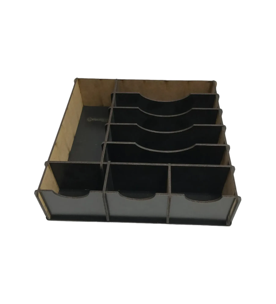 Çekmece içi Ahşap Para Düzenleyici 25x25x6cm T429