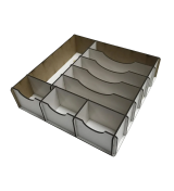Çekmece içi Ahşap Para Düzenleyici 25x25x6cm T429