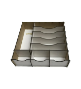 Çekmece içi Ahşap Para Düzenleyici 25x25x6cm T429