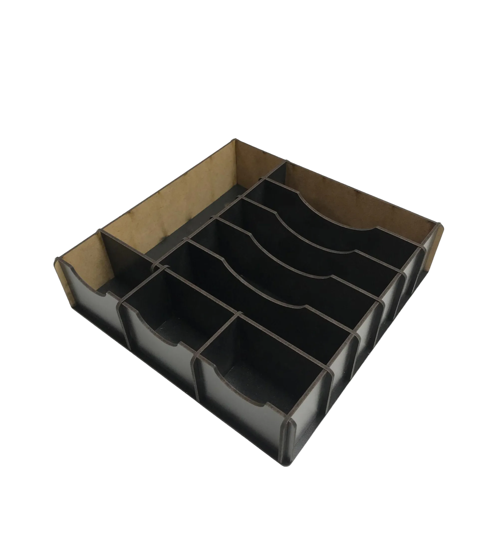 Çekmece içi Ahşap Para Düzenleyici 25*25*6cm T429