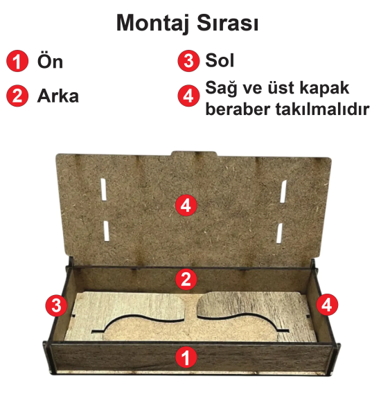Bıçak standlı Kutu 176*76*108mm T77