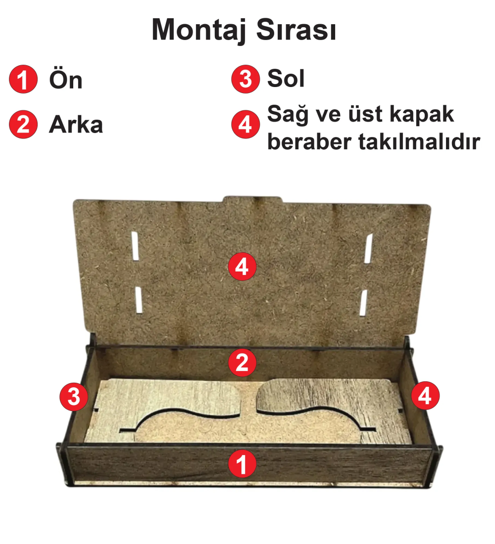 Bıçak standlı Kutu 176*76*108mm T77