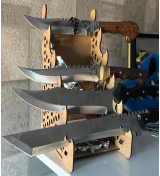 Bıçak Standı 5'li Desenli T422