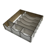 Çekmece içi Ahşap Para Düzenleyici 25*25*6cm T75