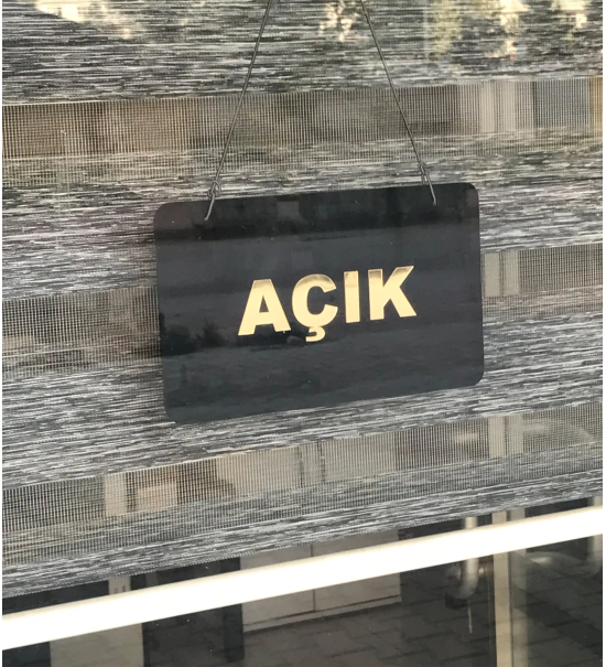 Mağaza Açık-Kapalı Tabela T213