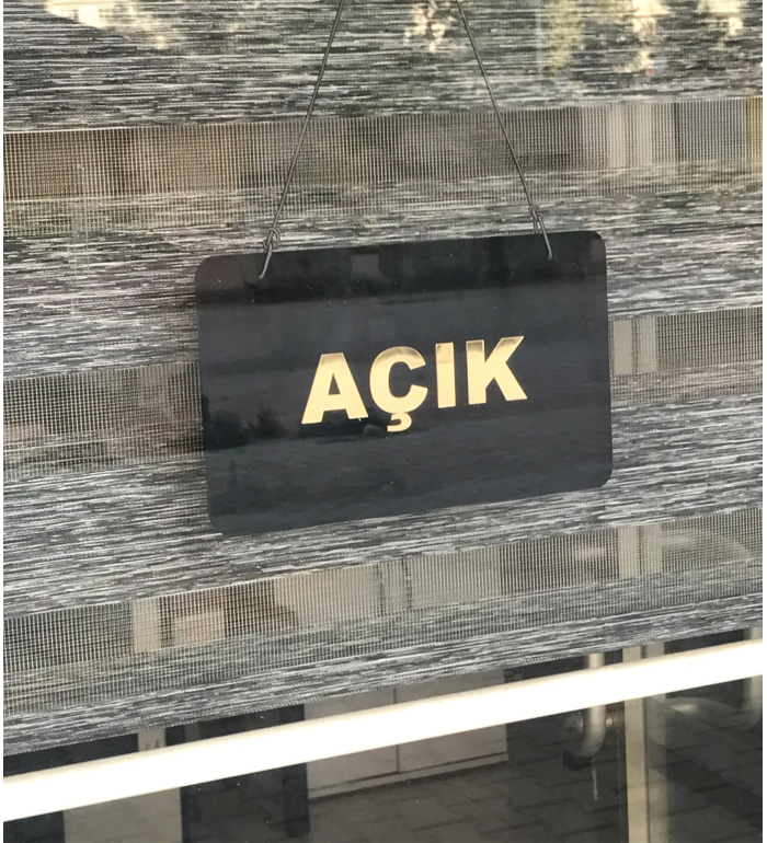 Mağaza Açık-Kapalı Tabela T213
