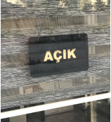 Mağaza Açık-Kapalı Tabela T213